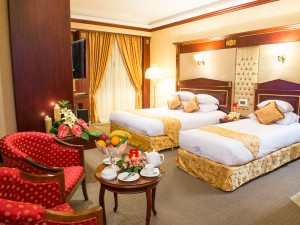 اتاق 2 تخته پانوراما هتل قصر طلایی مشهد