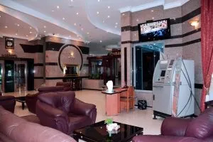 نمای لابی هتل هلیا مشهد