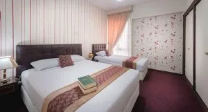 اتاق هتل رضویه مشهد