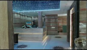 لابی هتل آپارتمان سبز طلایی مشهد