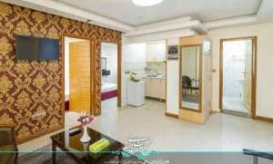 اتاق هتل رواق مشهد
