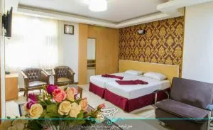 اتاق هتل رواق مشهد