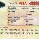 نمونه ویزا مولتی کانادا