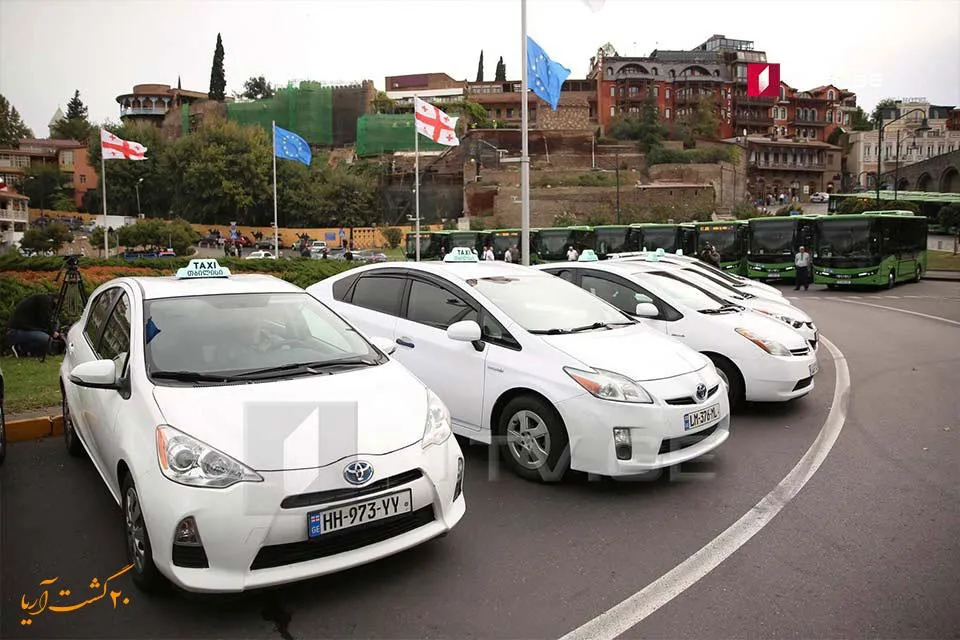 تاکسی های آنلاین تفلیس