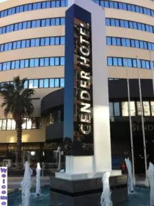نمای هتل سندر
