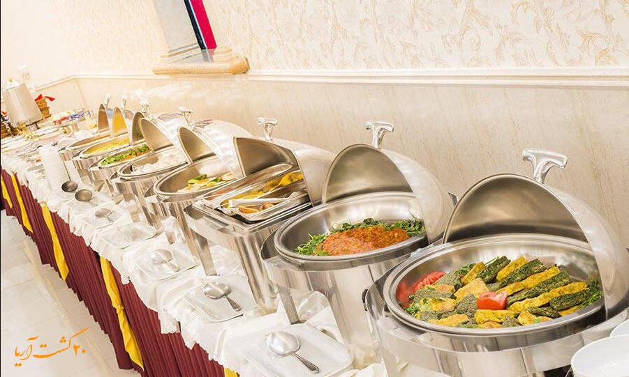 منو غذایی هتل مدائن