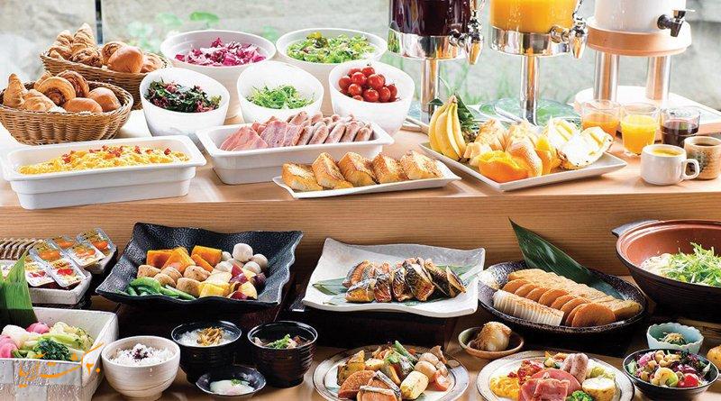 صبحانه بوفه هتل