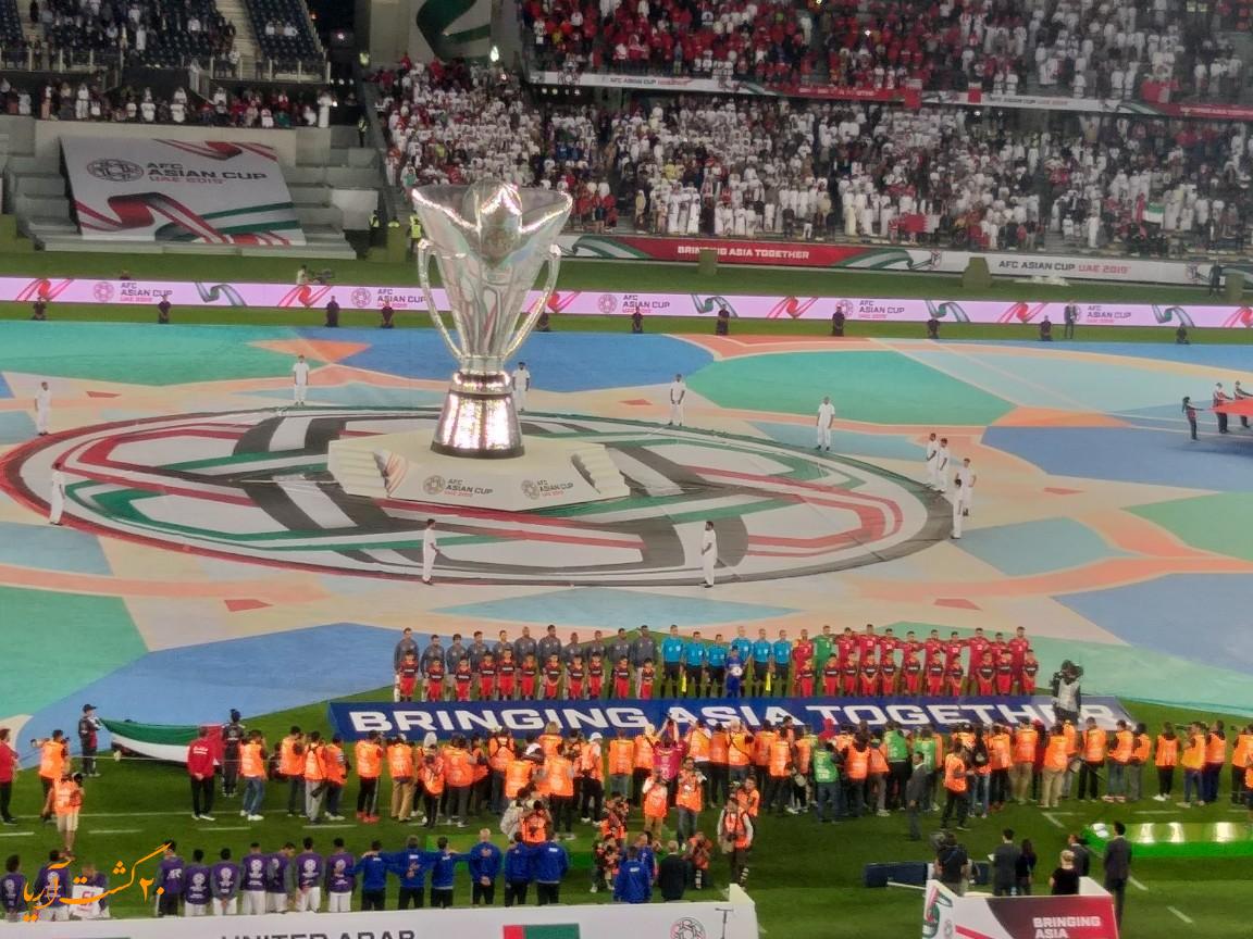زمان افتتاحیه جام ملت های آسیا