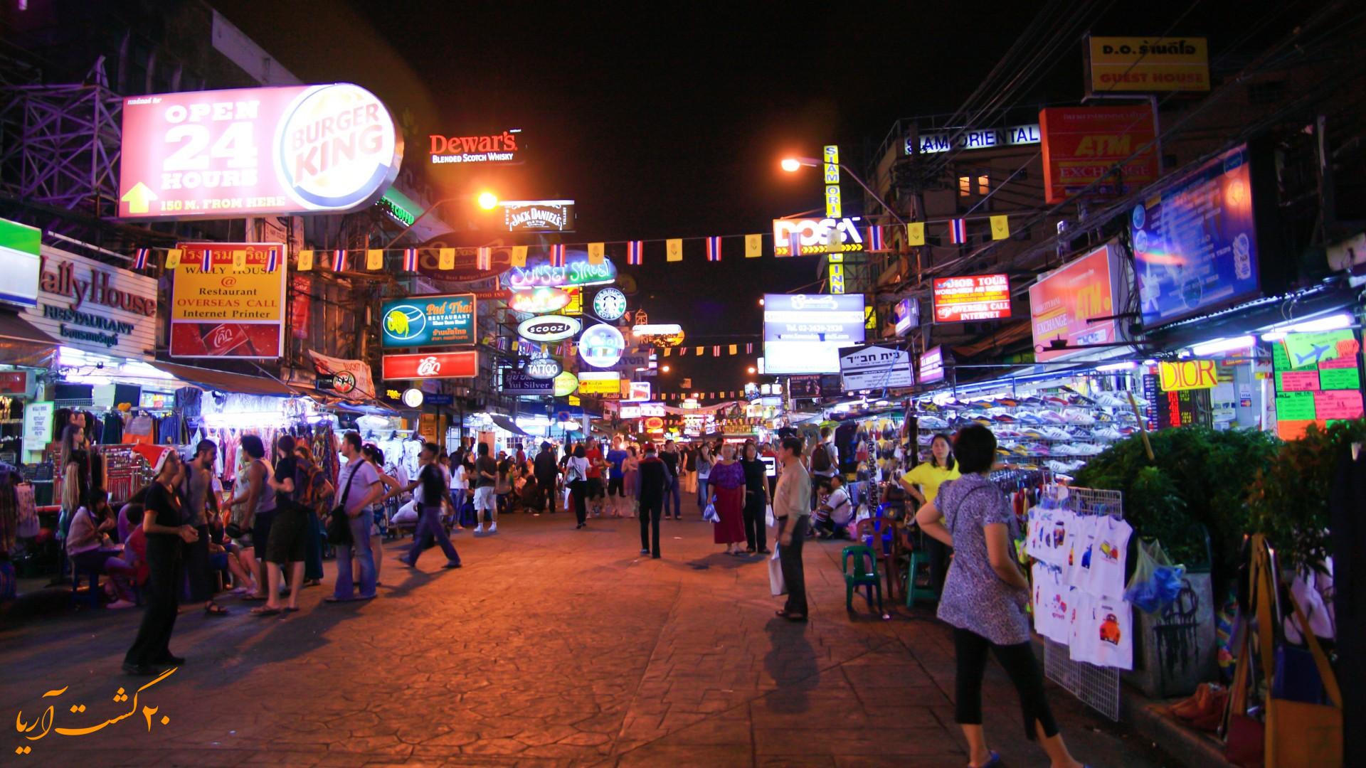 زندگی شبانه در بانکوک