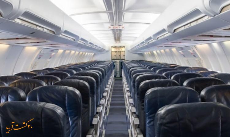 فضای داخلی هواپیمای ایروان 
