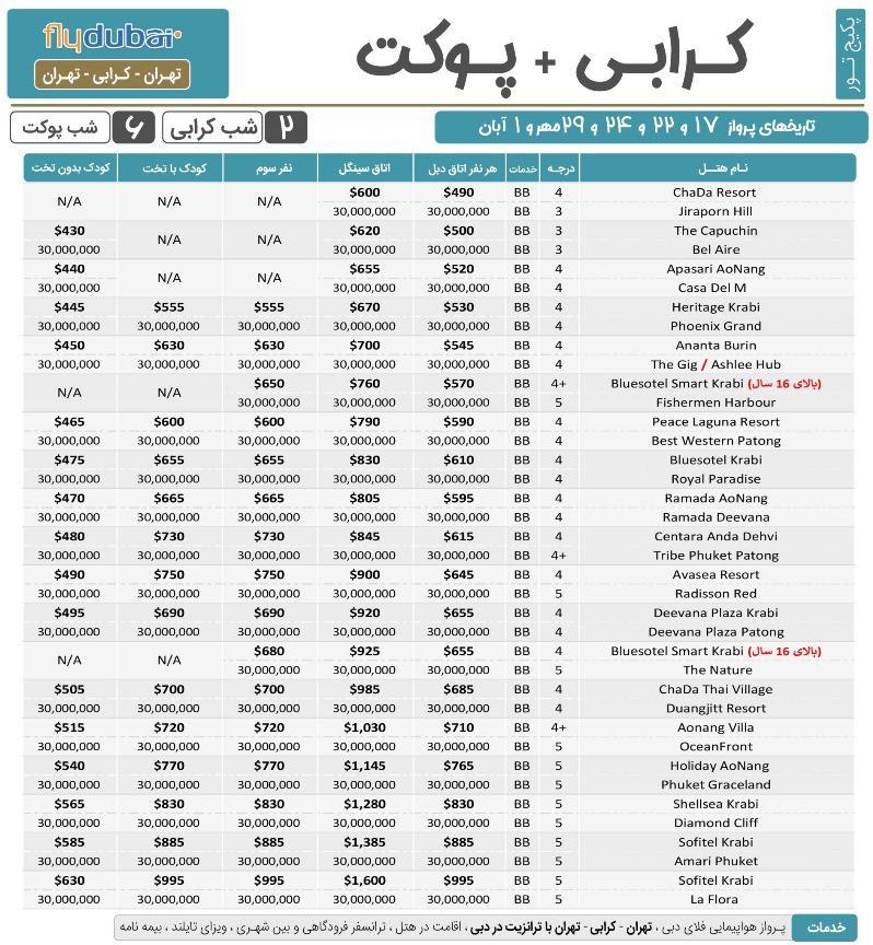 تور کرابی پوکت