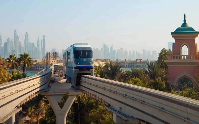 Dubai Monorail Ride