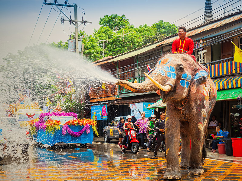 Thailand water festival