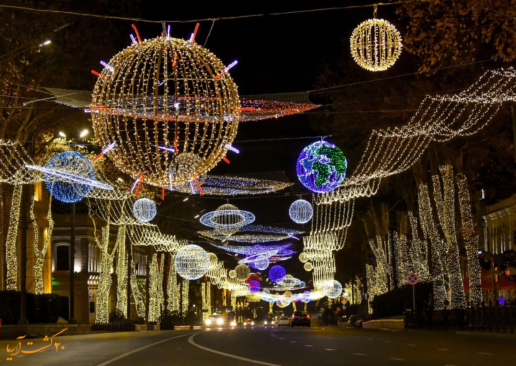 تفلیس در سال نوی میلادی